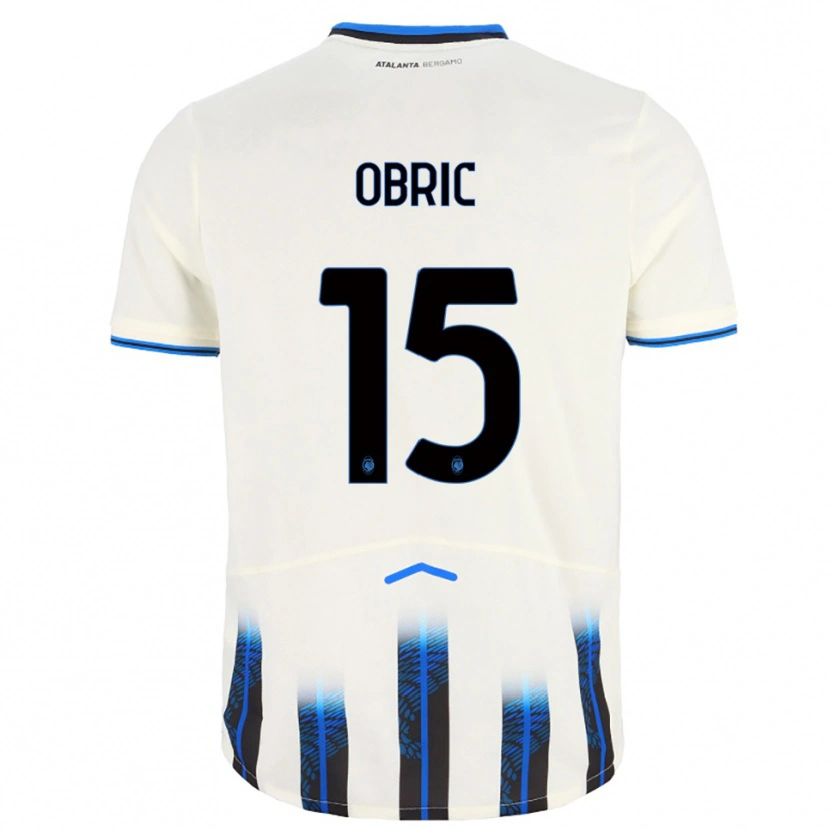 Danxen Dětské Relja Obric #15 Bílá Modrá Daleko Hráčské Dresy 2025/26 Dres