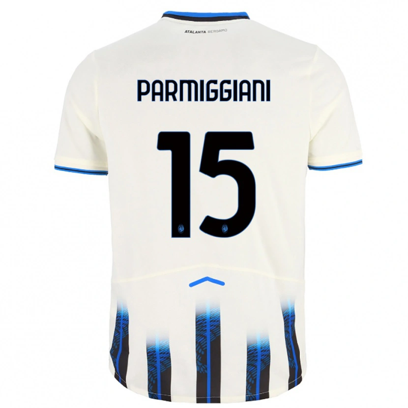 Danxen Dětské Pietro Parmiggiani #15 Bílá Modrá Daleko Hráčské Dresy 2025/26 Dres