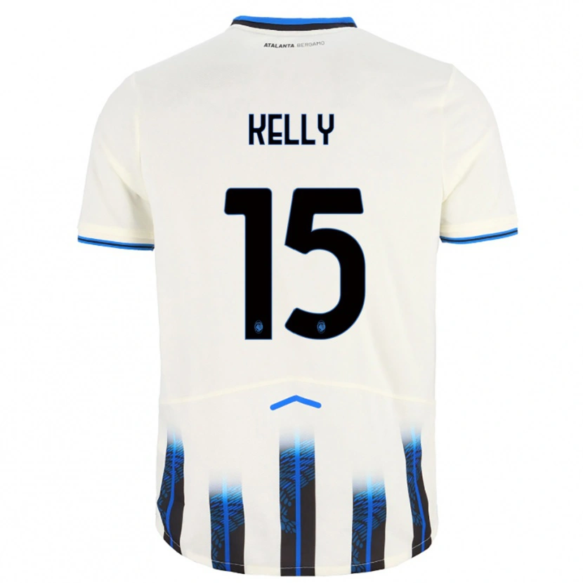 Danxen Dětské Maegan Kelly #15 Bílá Modrá Daleko Hráčské Dresy 2025/26 Dres