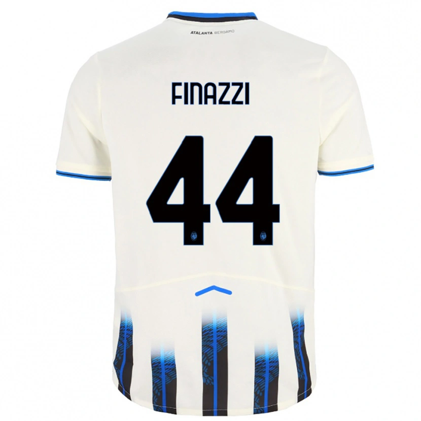 Danxen Dětské Riccardo Finazzi #44 Bílá Modrá Daleko Hráčské Dresy 2025/26 Dres