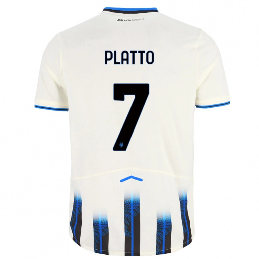 Danxen Dětské Gabriele Platto #7 Bílá Modrá Daleko Hráčské Dresy 2025/26 Dres