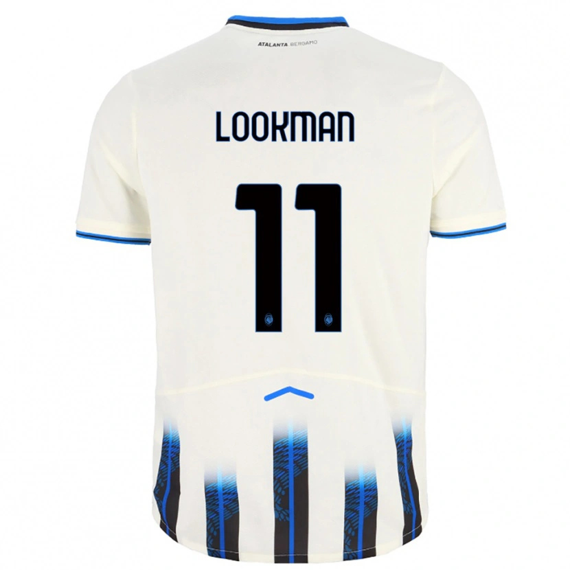 Danxen Dětské Ademola Lookman #11 Bílá Modrá Daleko Hráčské Dresy 2025/26 Dres