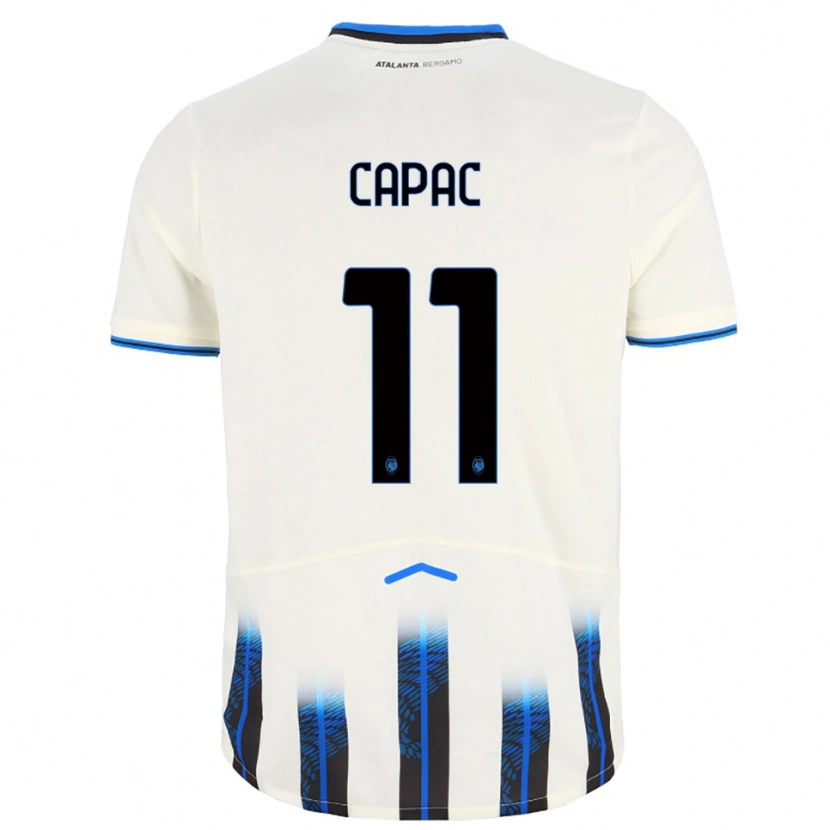 Danxen Dětské Alexandru Capac #11 Bílá Modrá Daleko Hráčské Dresy 2025/26 Dres