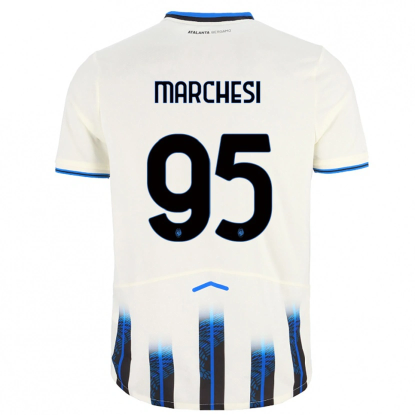 Danxen Dětské Silvia Marchesi #95 Bílá Modrá Daleko Hráčské Dresy 2025/26 Dres