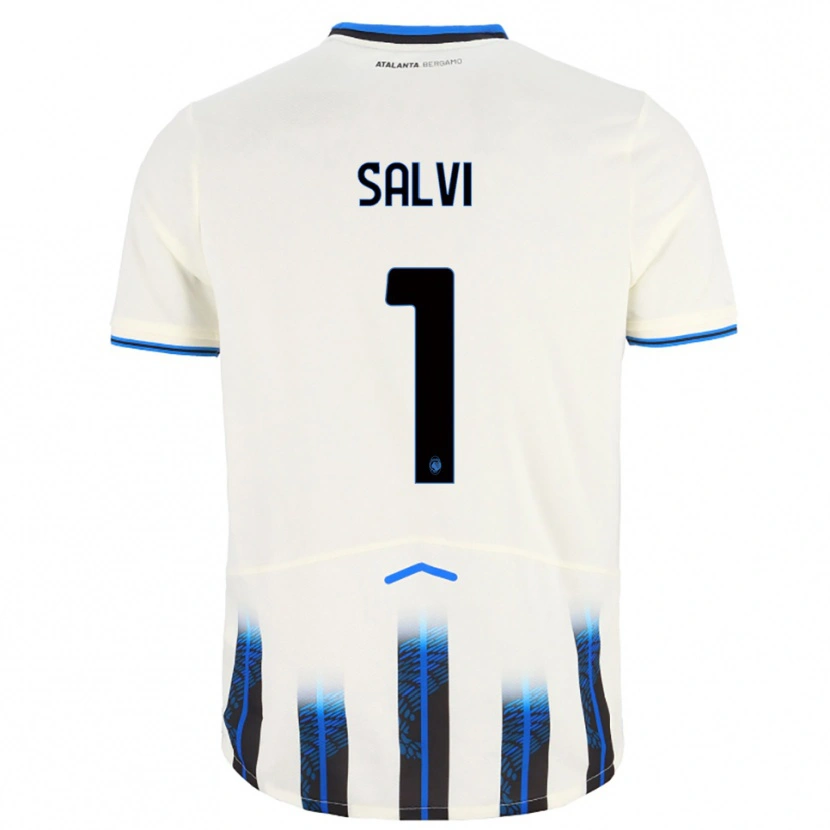 Danxen Dětské Margherita Salvi #1 Bílá Modrá Daleko Hráčské Dresy 2025/26 Dres