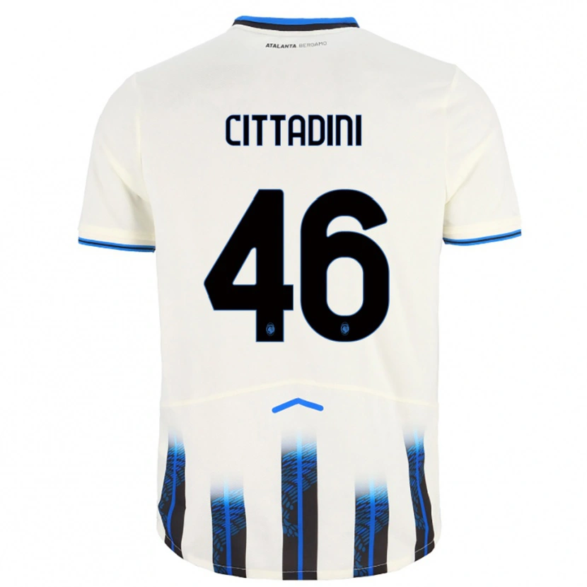 Danxen Dětské Giorgio Cittadini #46 Bílá Modrá Daleko Hráčské Dresy 2025/26 Dres