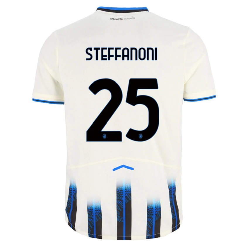 Danxen Dětské Federico Steffanoni #25 Bílá Modrá Daleko Hráčské Dresy 2025/26 Dres