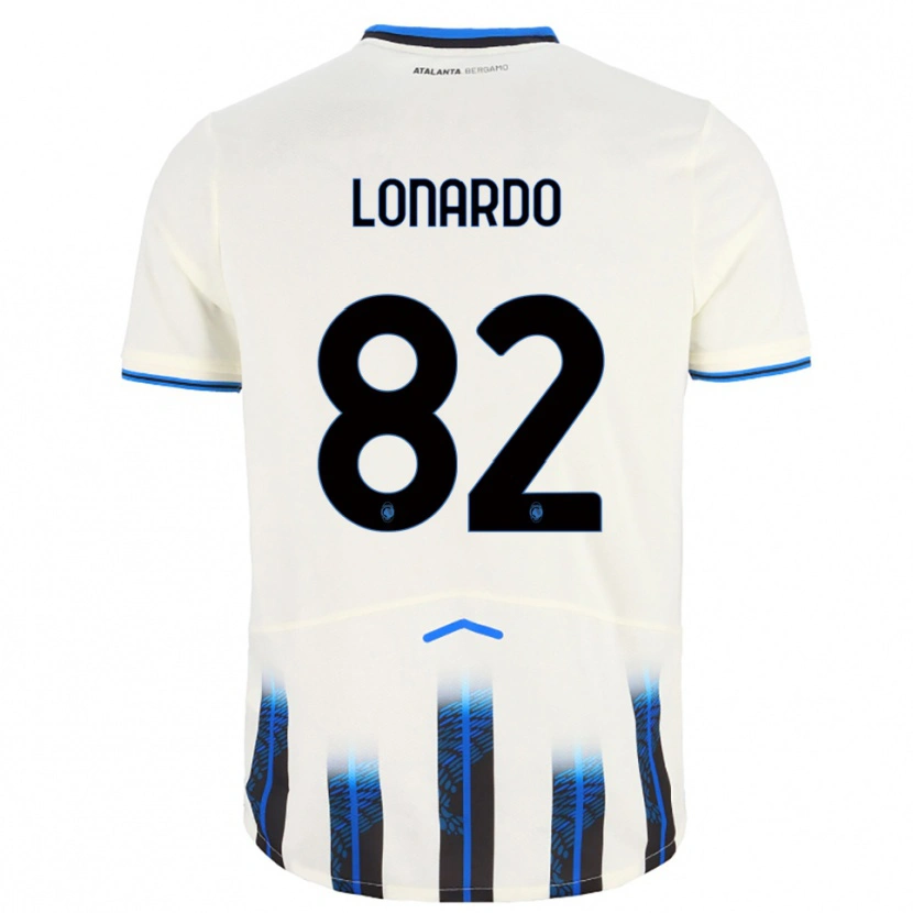 Danxen Dětské Edoardo Lonardo #82 Bílá Modrá Daleko Hráčské Dresy 2025/26 Dres