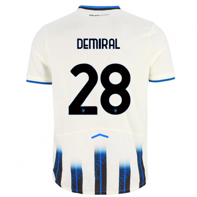 Danxen Dětské Merih Demiral #28 Bílá Modrá Daleko Hráčské Dresy 2025/26 Dres