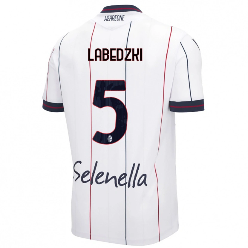 Danxen Dětské Jan Labedzki #5 Bílá Královská Modř Daleko Hráčské Dresy 2025/26 Dres