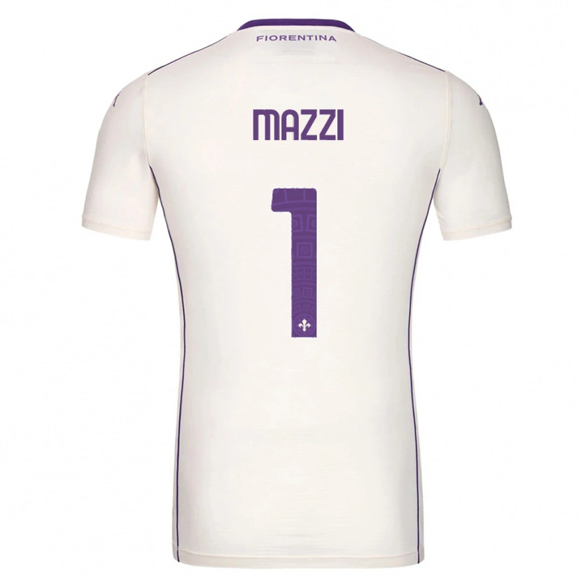 Danxen Dětské Tommaso Mazzi #1 Bílá Fialová Červená Daleko Hráčské Dresy 2025/26 Dres