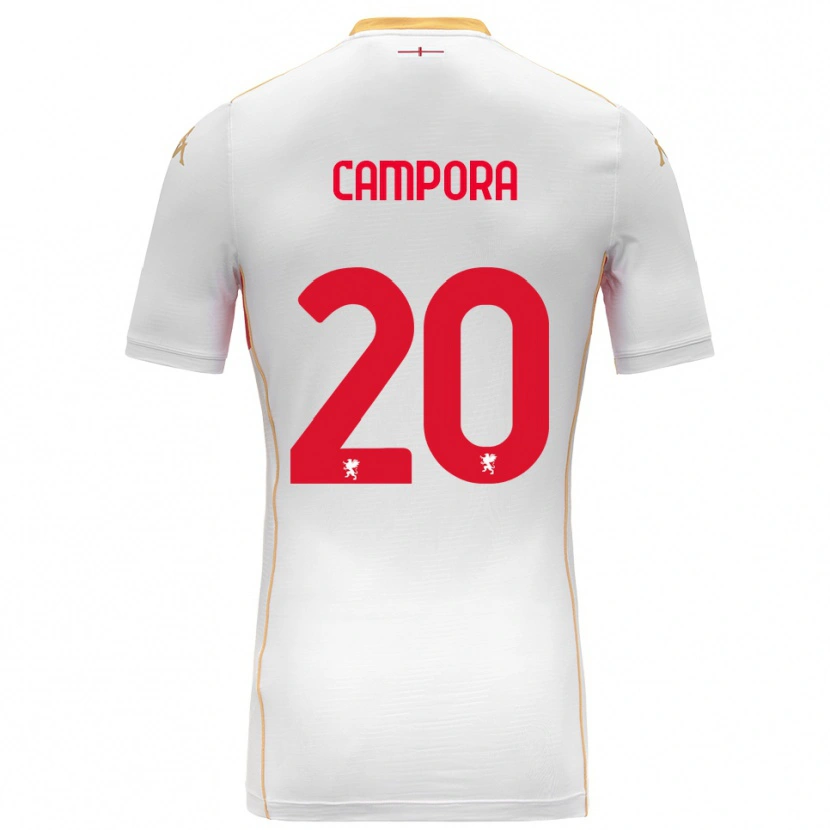 Danxen Dětské Alice Campora #20 Bílá Červená Daleko Hráčské Dresy 2025/26 Dres