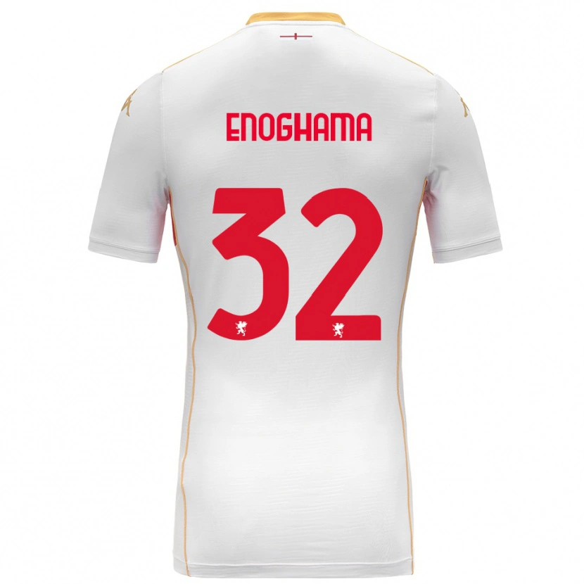 Danxen Dětské Isaac Enoghama #32 Bílá Červená Daleko Hráčské Dresy 2025/26 Dres