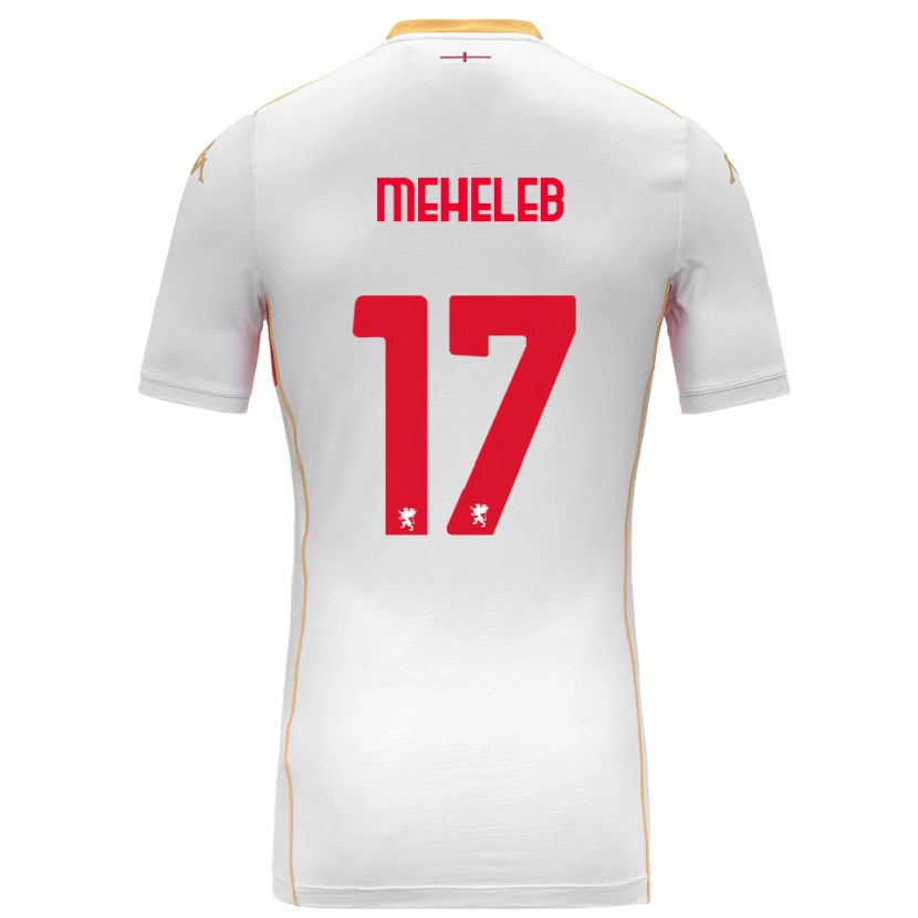Danxen Dětské Sami Meheleb #17 Bílá Červená Daleko Hráčské Dresy 2025/26 Dres