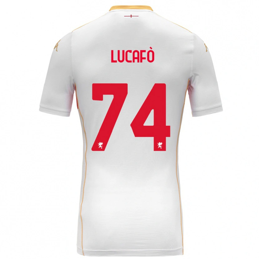Danxen Dětské Sara Lucafò #74 Bílá Červená Daleko Hráčské Dresy 2025/26 Dres
