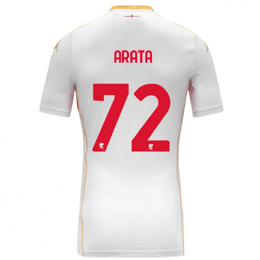 Danxen Dětské Stefano Arata #72 Bílá Červená Daleko Hráčské Dresy 2025/26 Dres