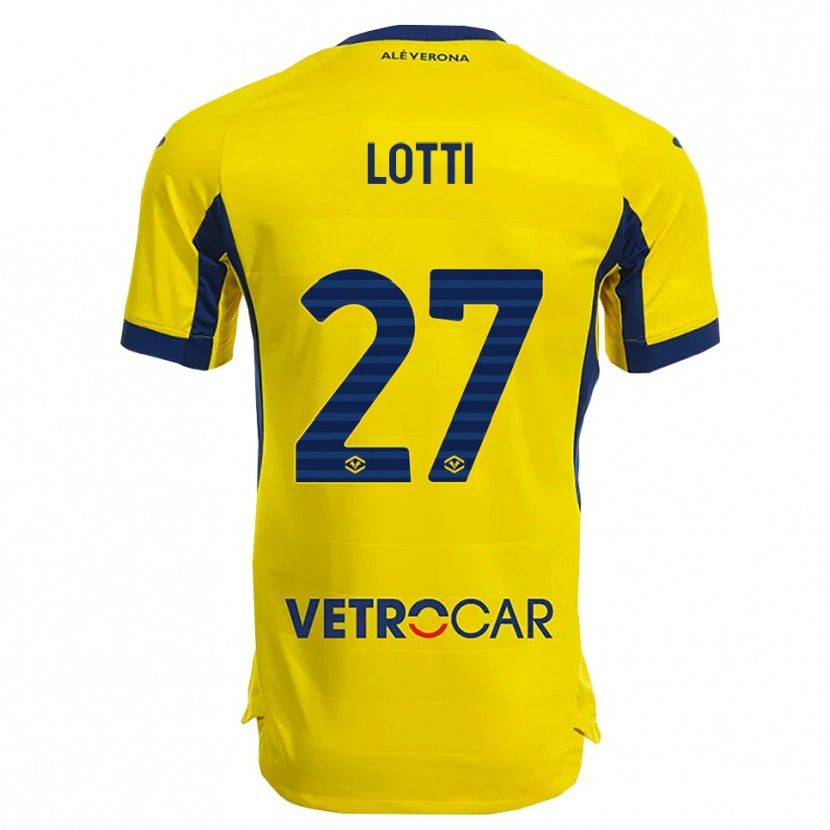 Danxen Dětské Irene Lotti #27 Žlutá Námořnická Modř Daleko Hráčské Dresy 2025/26 Dres