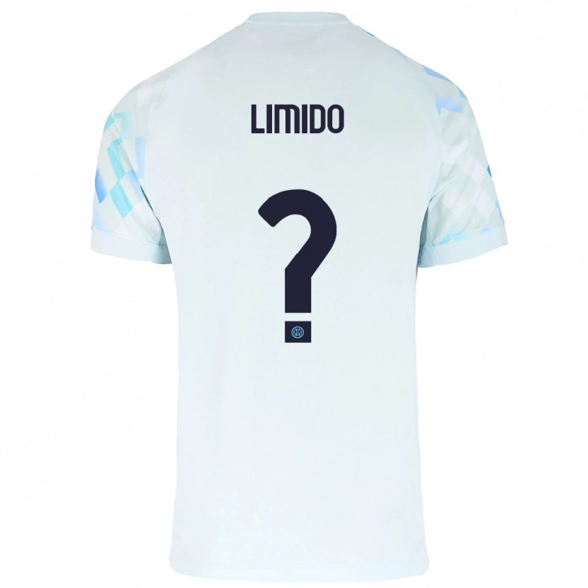 Danxen Dětské Federico Limido #0 Bílá Modrá Daleko Hráčské Dresy 2025/26 Dres