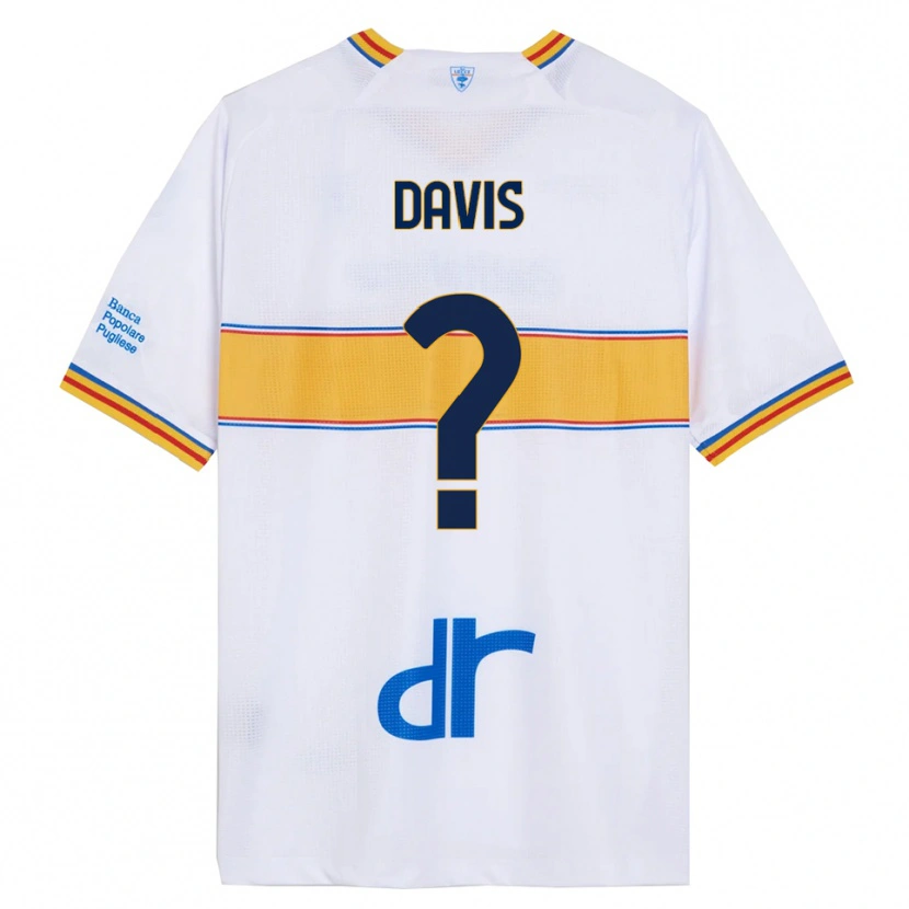 Danxen Dětské Sammi Davis #0 Bílá Žlutá Daleko Hráčské Dresy 2025/26 Dres