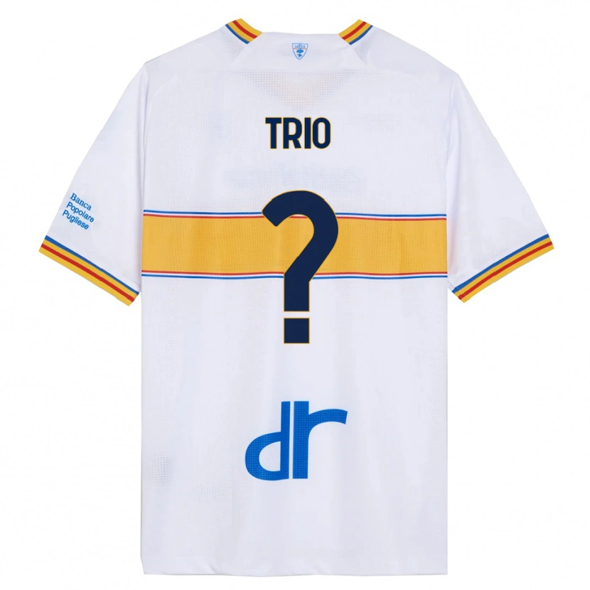 Danxen Dětské Stefano Trio #0 Bílá Žlutá Daleko Hráčské Dresy 2025/26 Dres