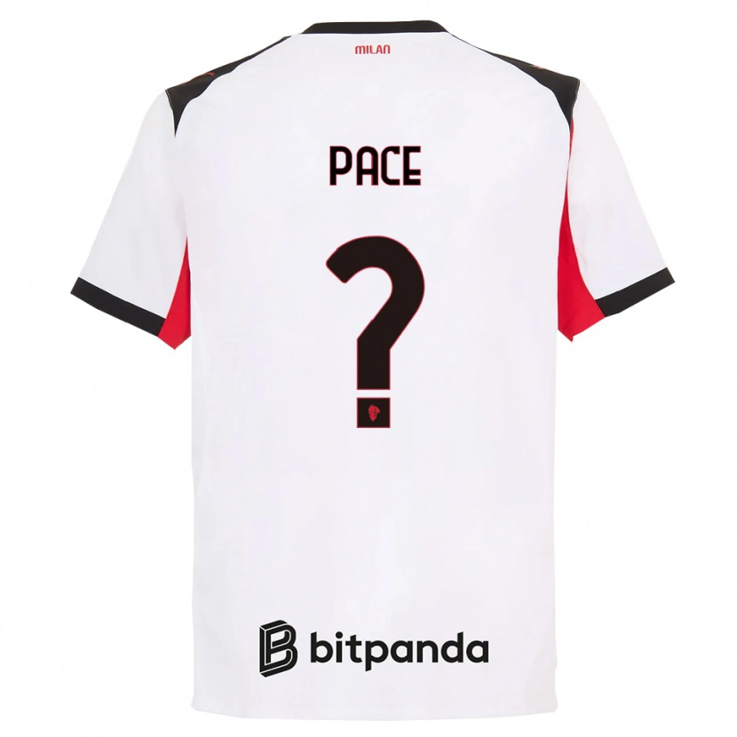 Danxen Dětské Anthony Pace #0 Bílá Černá Daleko Hráčské Dresy 2025/26 Dres