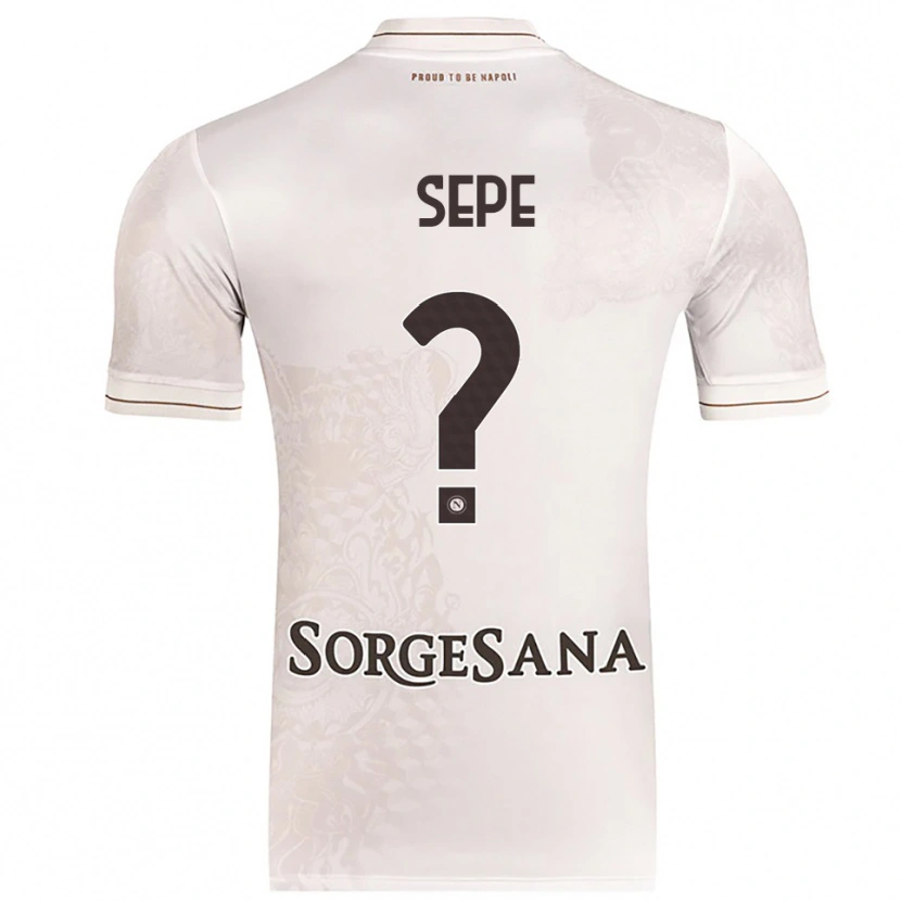 Danxen Dětské Mauro Sepe #0 Šampaňská Hnědá Daleko Hráčské Dresy 2025/26 Dres