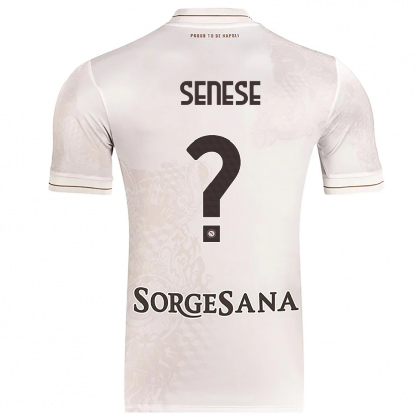 Danxen Dětské Alberto Senese #0 Šampaňská Hnědá Daleko Hráčské Dresy 2025/26 Dres