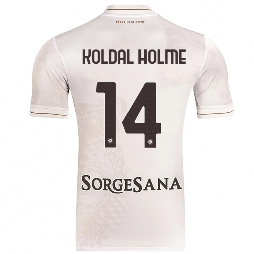 Danxen Dětské Madelen Koldal Holme #14 Šampaňská Hnědá Daleko Hráčské Dresy 2025/26 Dres