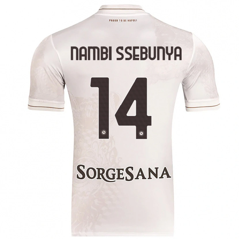 Danxen Dětské Violah Nambi Ssebunya #14 Šampaňská Hnědá Daleko Hráčské Dresy 2025/26 Dres