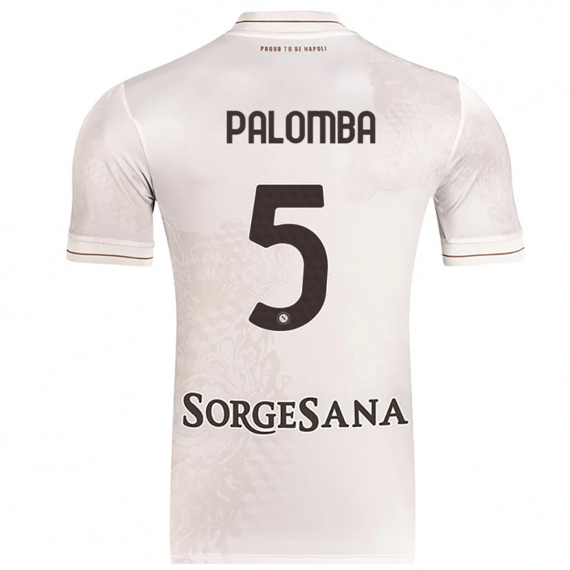 Danxen Dětské Fabio Palomba #5 Šampaňská Hnědá Daleko Hráčské Dresy 2025/26 Dres