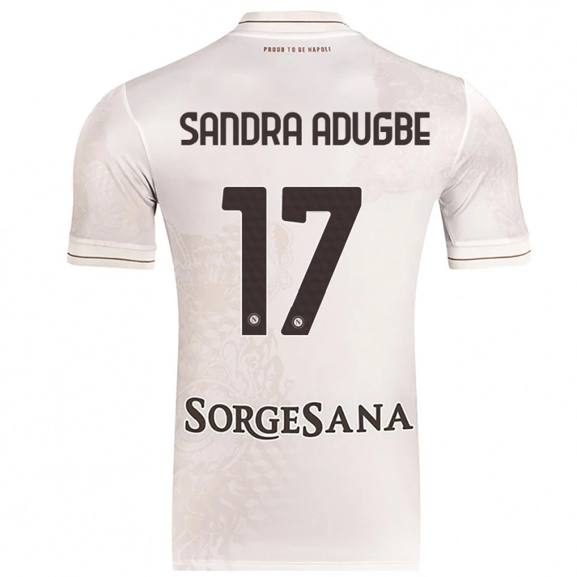 Danxen Dětské Olamide Sandra Adugbe #17 Šampaňská Hnědá Daleko Hráčské Dresy 2025/26 Dres