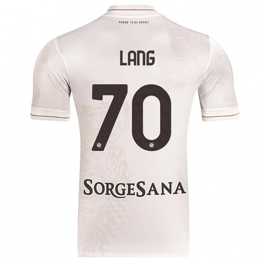 Danxen Dětské Noa Lang #70 Šampaňská Hnědá Daleko Hráčské Dresy 2025/26 Dres