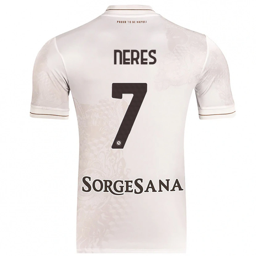 Danxen Dětské David Neres #7 Šampaňská Hnědá Daleko Hráčské Dresy 2025/26 Dres