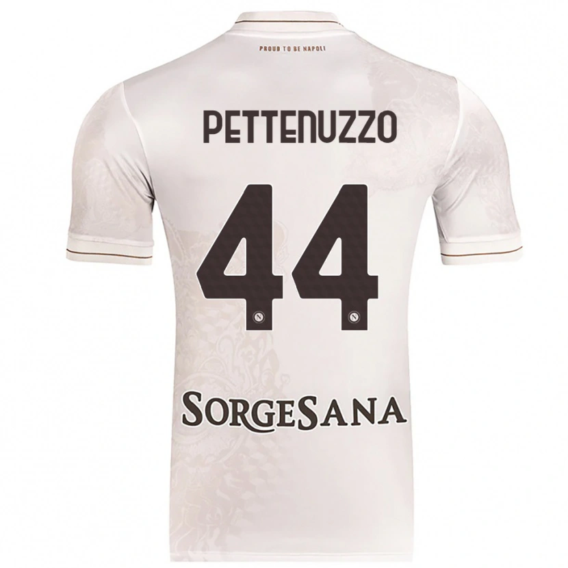 Danxen Dětské Tecla Pettenuzzo #44 Šampaňská Hnědá Daleko Hráčské Dresy 2025/26 Dres
