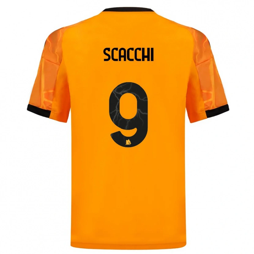 Danxen Dětské Manuel Scacchi #9 Oranžová Černá Daleko Hráčské Dresy 2025/26 Dres