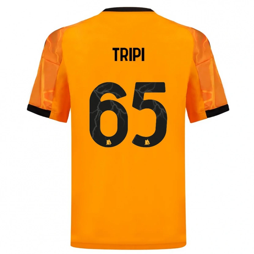Danxen Dětské Filippo Tripi #65 Oranžová Černá Daleko Hráčské Dresy 2025/26 Dres
