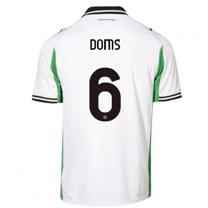 Danxen Dětské Maya Doms #6 Bílá Zelená Černá Daleko Hráčské Dresy 2025/26 Dres