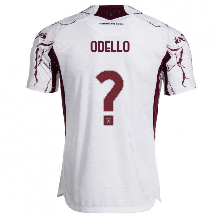 Danxen Dětské Ryan Odello #0 Bílá Burgundská Daleko Hráčské Dresy 2025/26 Dres