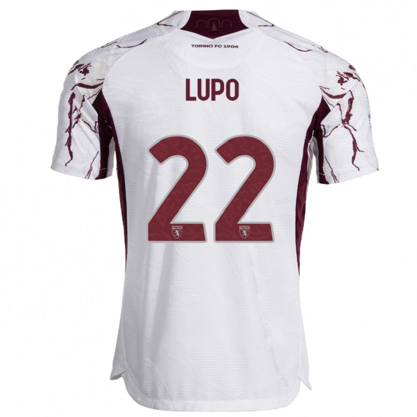 Danxen Dětské Enrica Lupo #22 Bílá Burgundská Daleko Hráčské Dresy 2025/26 Dres