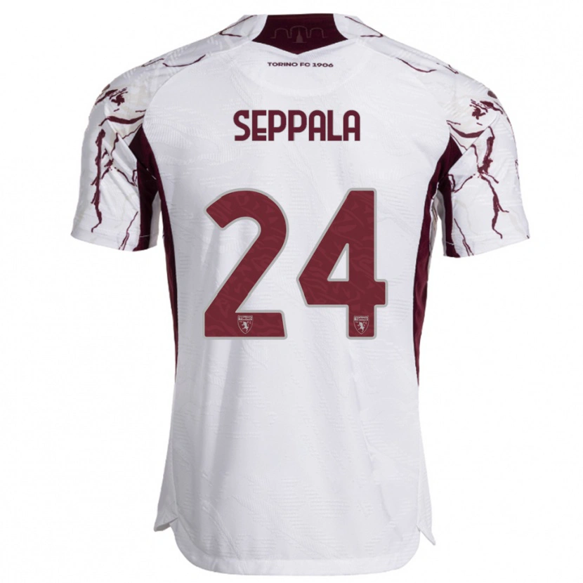 Danxen Dětské Rosa Lappi-Seppälä #24 Bílá Burgundská Daleko Hráčské Dresy 2025/26 Dres