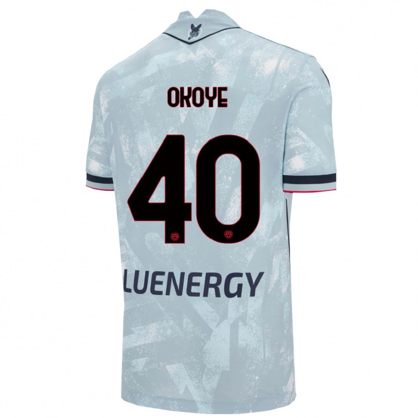 Danxen Dětské Maduka Okoye #40 Světle Modrá Černá Daleko Hráčské Dresy 2025/26 Dres