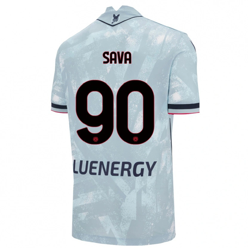 Danxen Dětské Răzvan Sava #90 Světle Modrá Černá Daleko Hráčské Dresy 2025/26 Dres