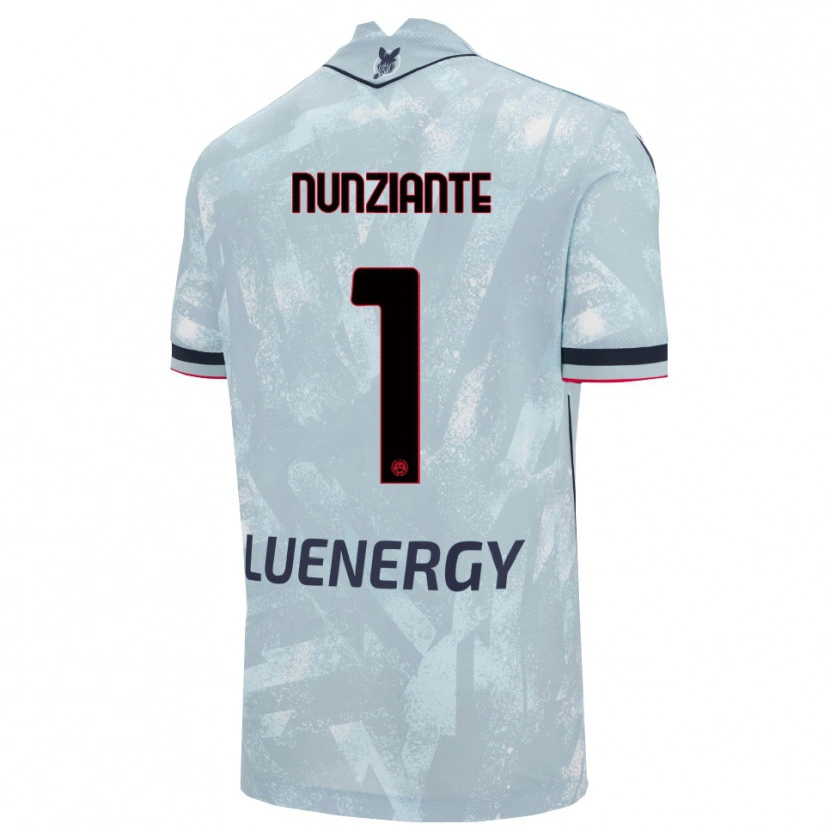 Danxen Dětské Alessandro Nunziante #1 Světle Modrá Černá Daleko Hráčské Dresy 2025/26 Dres