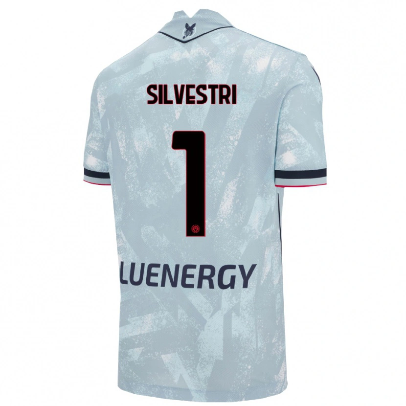 Danxen Dětské Marco Silvestri #1 Světle Modrá Černá Daleko Hráčské Dresy 2025/26 Dres