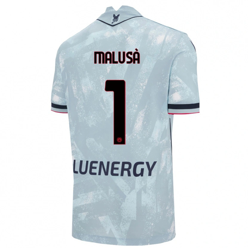 Danxen Dětské Joel Malusà #1 Světle Modrá Černá Daleko Hráčské Dresy 2025/26 Dres