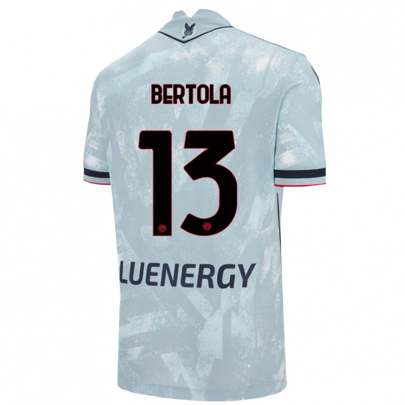 Danxen Dětské Nicolò Bertola #13 Světle Modrá Černá Daleko Hráčské Dresy 2025/26 Dres