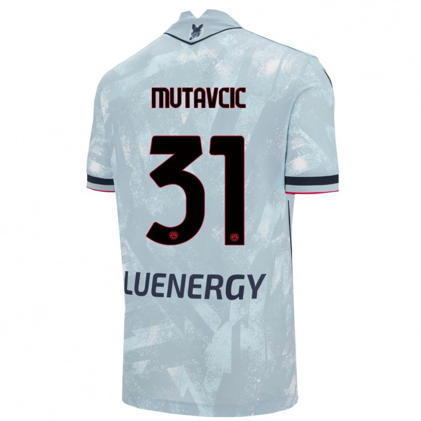 Danxen Dětské Jan Mutavcic #31 Světle Modrá Černá Daleko Hráčské Dresy 2025/26 Dres