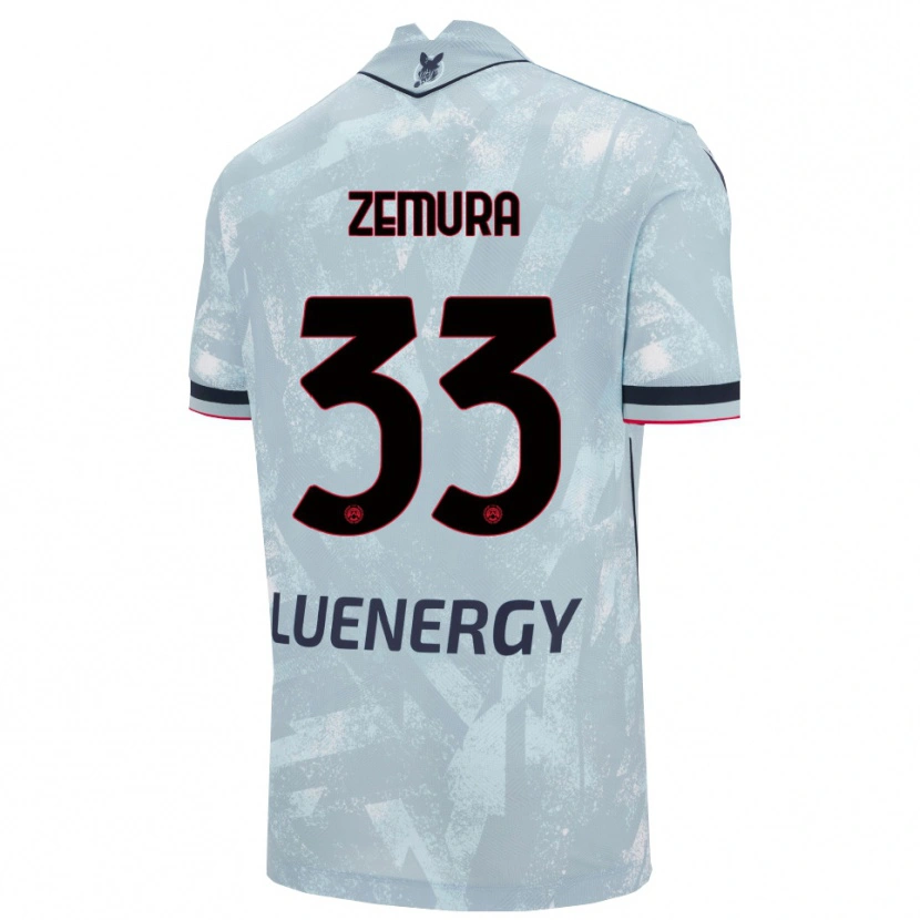 Danxen Dětské Jordan Zemura #33 Světle Modrá Černá Daleko Hráčské Dresy 2025/26 Dres