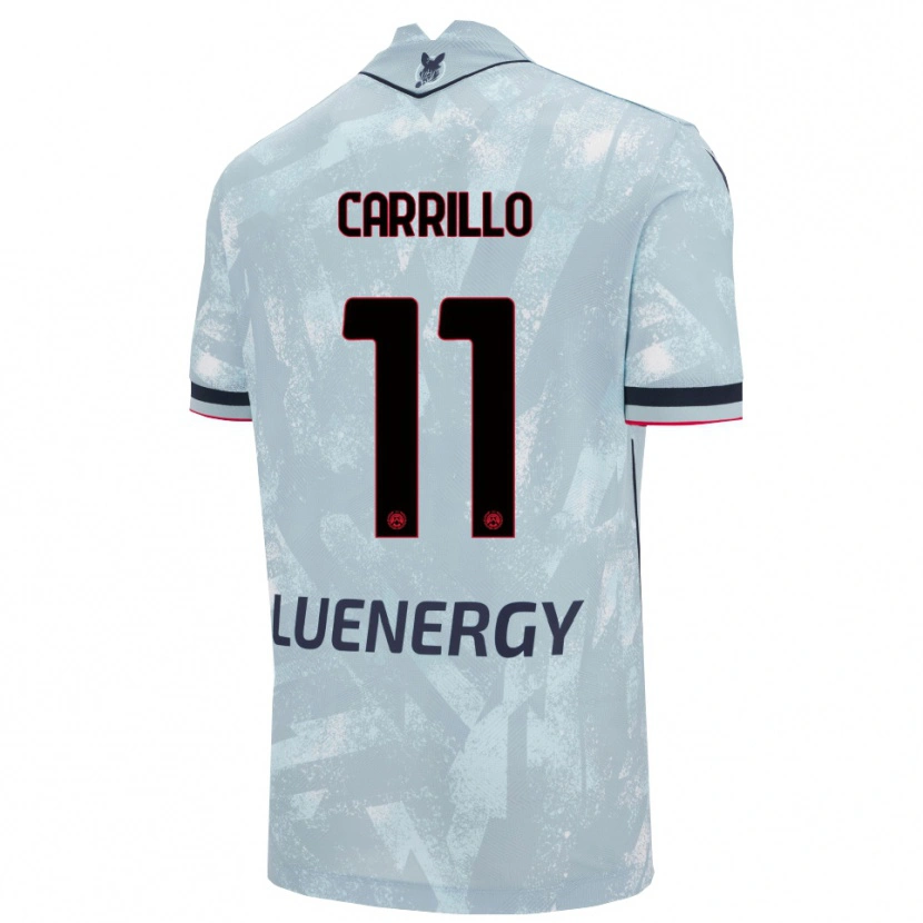 Danxen Dětské Pietro Carrillo #11 Světle Modrá Černá Daleko Hráčské Dresy 2025/26 Dres