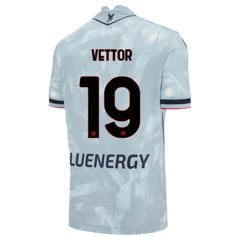 Danxen Dětské Marco Vettor #19 Světle Modrá Černá Daleko Hráčské Dresy 2025/26 Dres